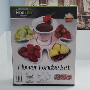 Flower Fondue Set